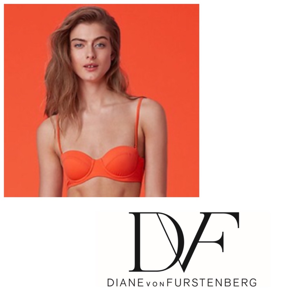 Diane Von Furstenburg Constructed Bandeau Top
